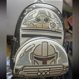 Disney baby Yoda backpack from Mandalorian